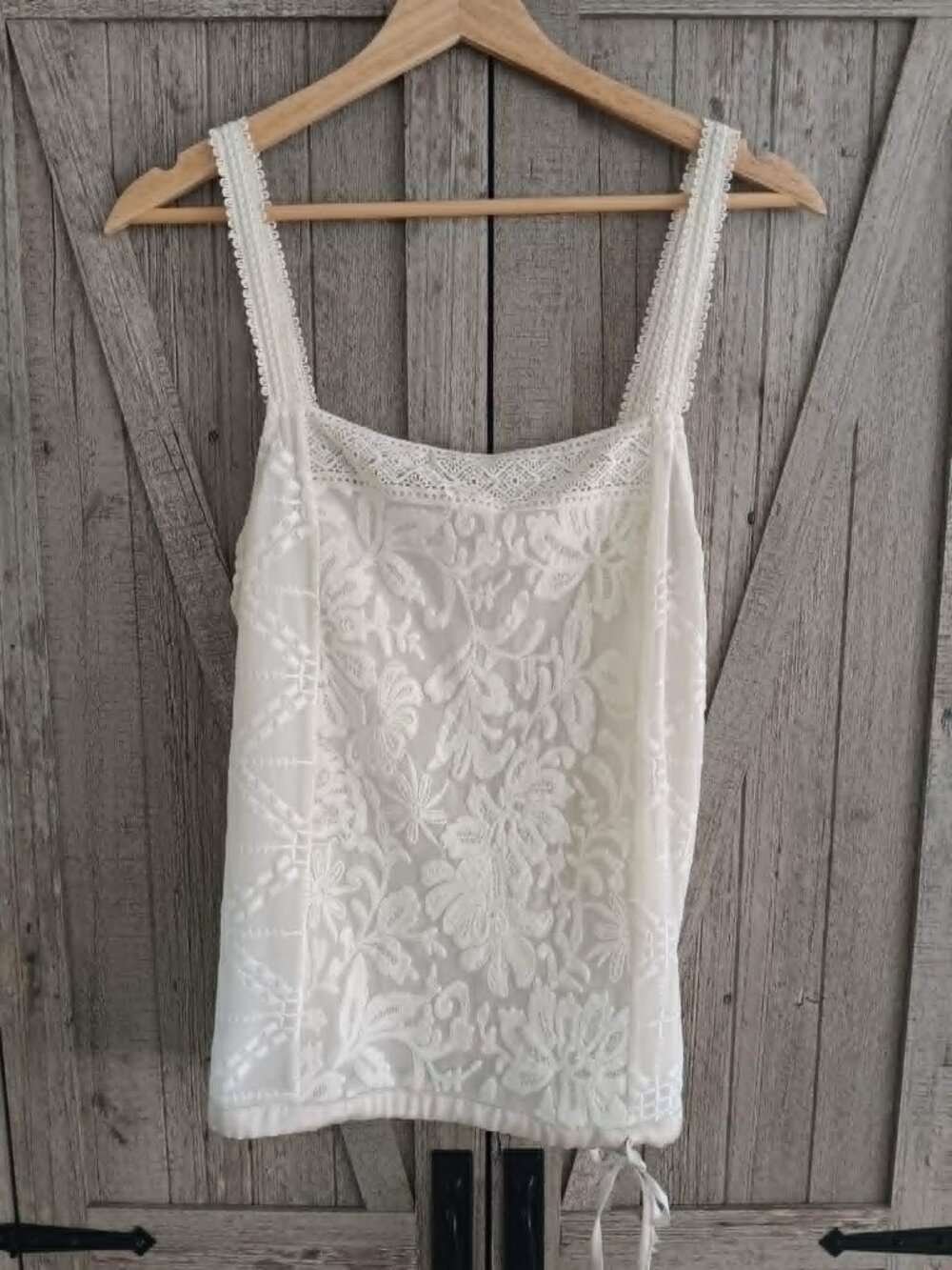 Boho Lace Embroidered Camisole